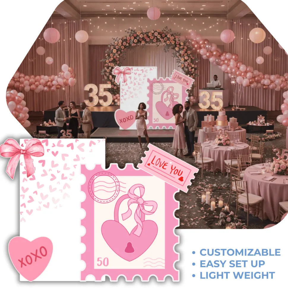 First Love Foam Core Backdrop Kit by PopScene™