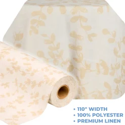 Flax Portofino by the Yard - 110" Width
