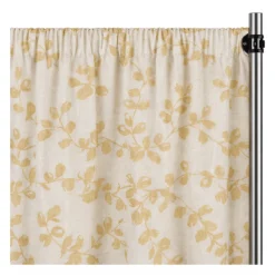 Flax Portofino Curtain Panel w/ 4" Rod Pocket - 110" Wide - Many Size Options