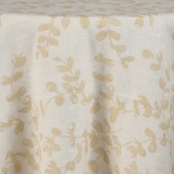 Flax Portofino Jacquard Tablecloth - Multiple Size Options