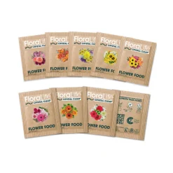 Floralife CRYSTAL CLEAR Flower Food 300, 1 pt/.5 L Recylable paper packet