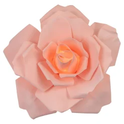 20" Foam LED Rose for Wall Decor, Backdrops and More - Blush