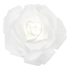16" Foam LED Rose for Wall Decor, Backdrops and More - White