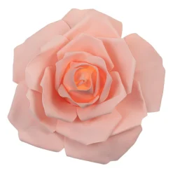 16" Foam LED Rose for Wall Decor, Backdrops and More - Blush
