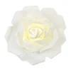 12" Foam LED Rose for Wall Decor, Backdrops and More - Ivory
