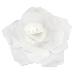 20" Foam LED Rose for Wall Decor, Backdrops and More - White