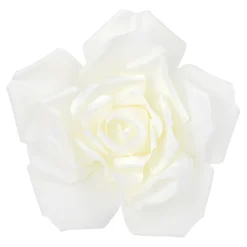 20" Foam LED Rose for Wall Decor, Backdrops and More - Ivory