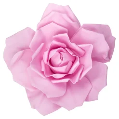 20" Foam Rose for Wall Decor, Backdrops and More - Pink