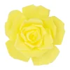 12" Foam Rose for Wall Decor, Backdrops and More - Yellow