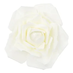16" Foam Rose for Wall Decor, Backdrops and More - Ivory
