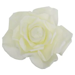 Foam Rose With LED Light 12" - Ivory