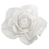 Foam Rose With LED Light 12" - White