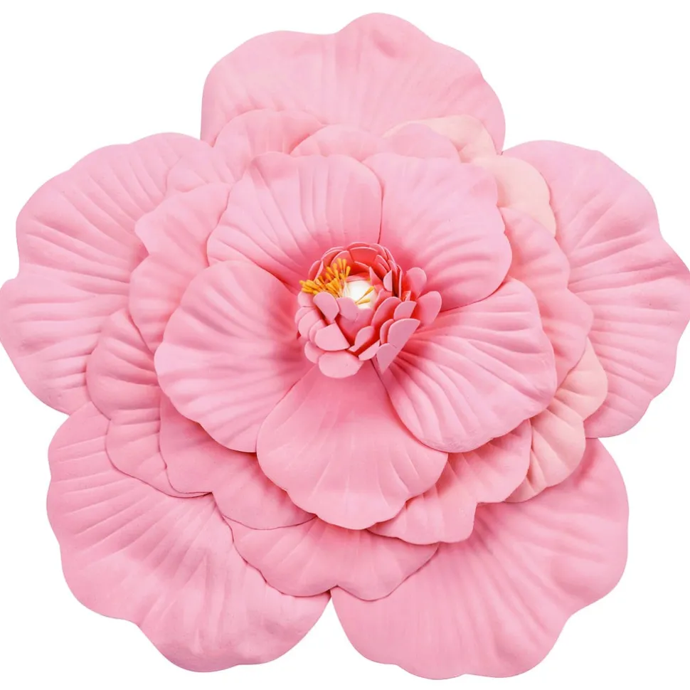 16" Foam Wedding Flower for Wall Decor, Backdrops and More - Pink
