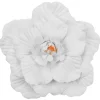 12" Foam Wedding Flower for Wall Decor, Backdrops and More - White