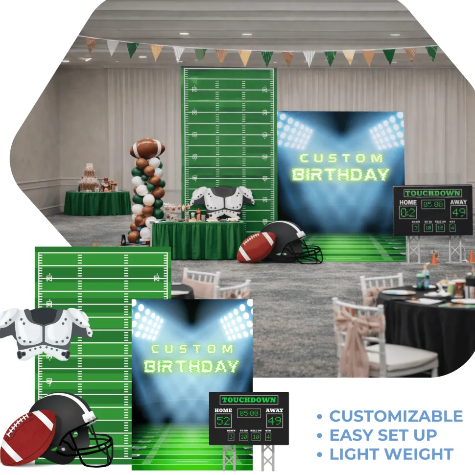 Football Foam Core Backdrop Kit by PopScene™