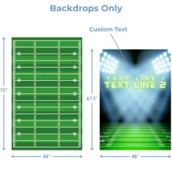 Football Foam Core Backdrop Kit by PopScene™