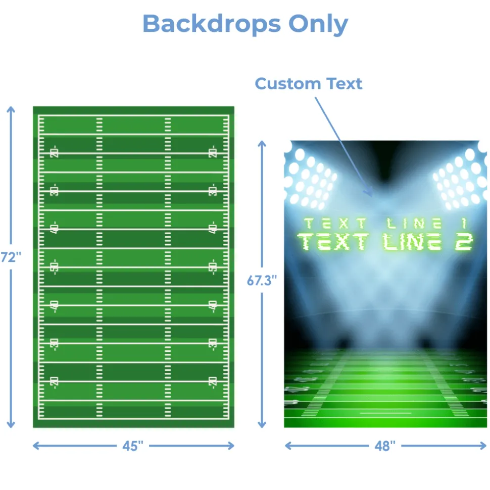 Football Foam Core Backdrop Kit by PopScene™