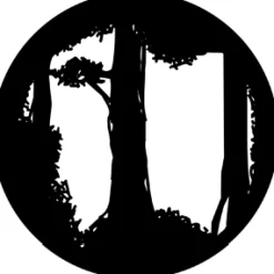 Forest Floor - Stock Gobo for Gobo Light Projectors - Choose your size!
