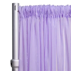*FR* Crushed Sheer Voile Curtain Panel by Eastern Mills w/ 4