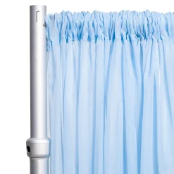 *FR* Crushed Sheer Voile Curtain Panel by Eastern Mills w/ 4