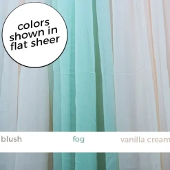 *FR* Crushed Sheer Voile Fabric by Eastern Mills by the Yard - 10ft Wide - Choice of Colors