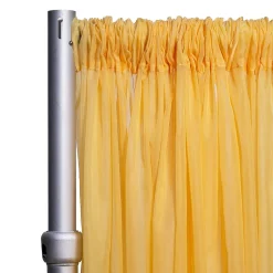 *FR* 10ft Wide Sheer Voile Curtain Panel by Eastern Mills w/ 4