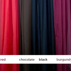 *FR* 10ft Wide Sheer Voile Curtain Panel by Eastern Mills w/ 4