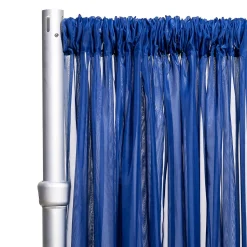 *FR* 10ft Wide Sheer Voile Curtain Panel by Eastern Mills w/ 4
