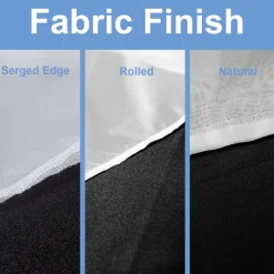 *FR* 10ft Wide Sheer Voile Curtain Panel by Eastern Mills w/ 4