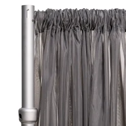 *FR* 10ft Wide Sheer Voile Curtain Panel by Eastern Mills w/ 4