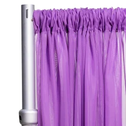 *FR* 10ft Wide Sheer Voile Curtain Panel by Eastern Mills w/ 4