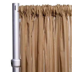 *FR* 10ft Wide Sheer Voile Curtain Panel by Eastern Mills w/ 4