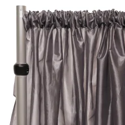 *FR* Taffeta Drape Panel by Eastern Mills 9 1/2 FT Wide w/ 4