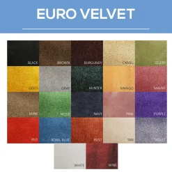 FR Violet Euro Velvet Designer Drape by Eastern Mills - Choose your Length - 54