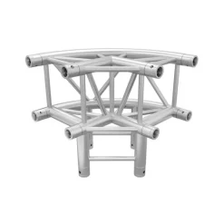 F34 Square Truss Corner - 300F34 3 WAY ROUNDED CORNER