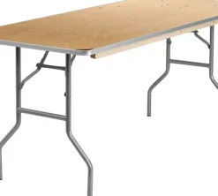 6FT (30" x 72") Plywood Table