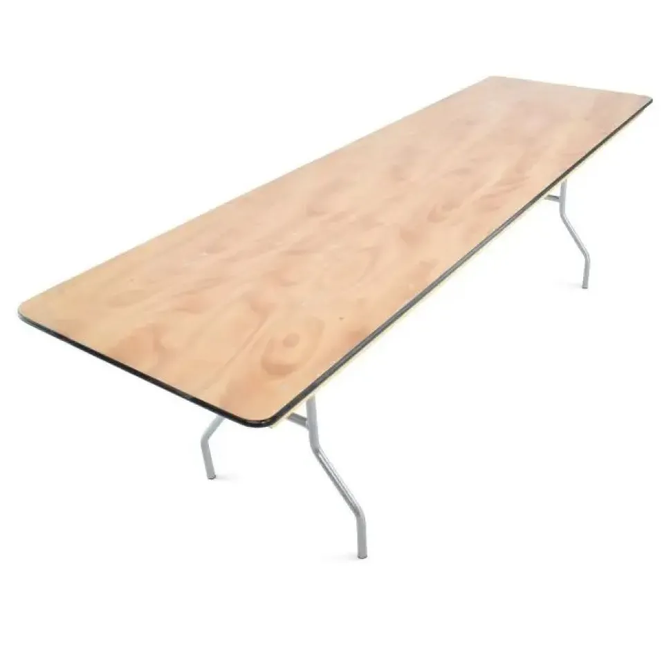 8FT (30" x 96") Plywood Table