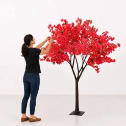 7ft Artificial Bougainvillea Tree — Fuchsia, 11 Interchangeable Branches | Customize for Weddings & Events | ModTree™ Collection