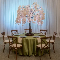 5ft Artificial Cherry Blossom Tree — Blush / Light Pink / Pink, 10 Interchangeable Branches | Customize for Weddings & Events | ModTree™ Collection