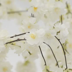 6ft Artificial Cherry Blossom Tree — White, 10 Interchangeable Branches | Customize for Weddings & Events | ModTree™ Collections