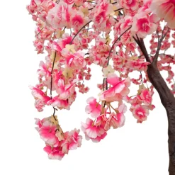 10ft Artificial Drooping Cherry Blossom Tree — Pink, 20 Interchangeable Branches | Customize for Weddings & Events | ModTree™ Collection