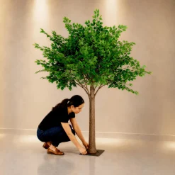 6ft Artificial Fig Leaf Tree — Green, 10 Interchangeable Branches | Customize for Weddings & Events | ModTree™ Collection