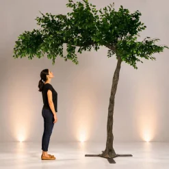 11ft Artificial Fig Leaf Tree, 27 Interchangeable Branches | ModTree™ Collection