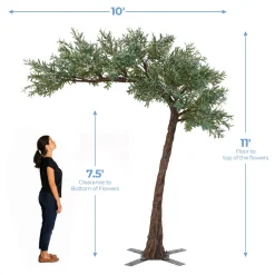 11ft Artificial Fig Leaf Tree, 27 Interchangeable Branches | ModTree™ Collection