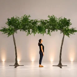 11ft Artificial Fig Leaf Tree, 27 Interchangeable Branches | ModTree™ Collection