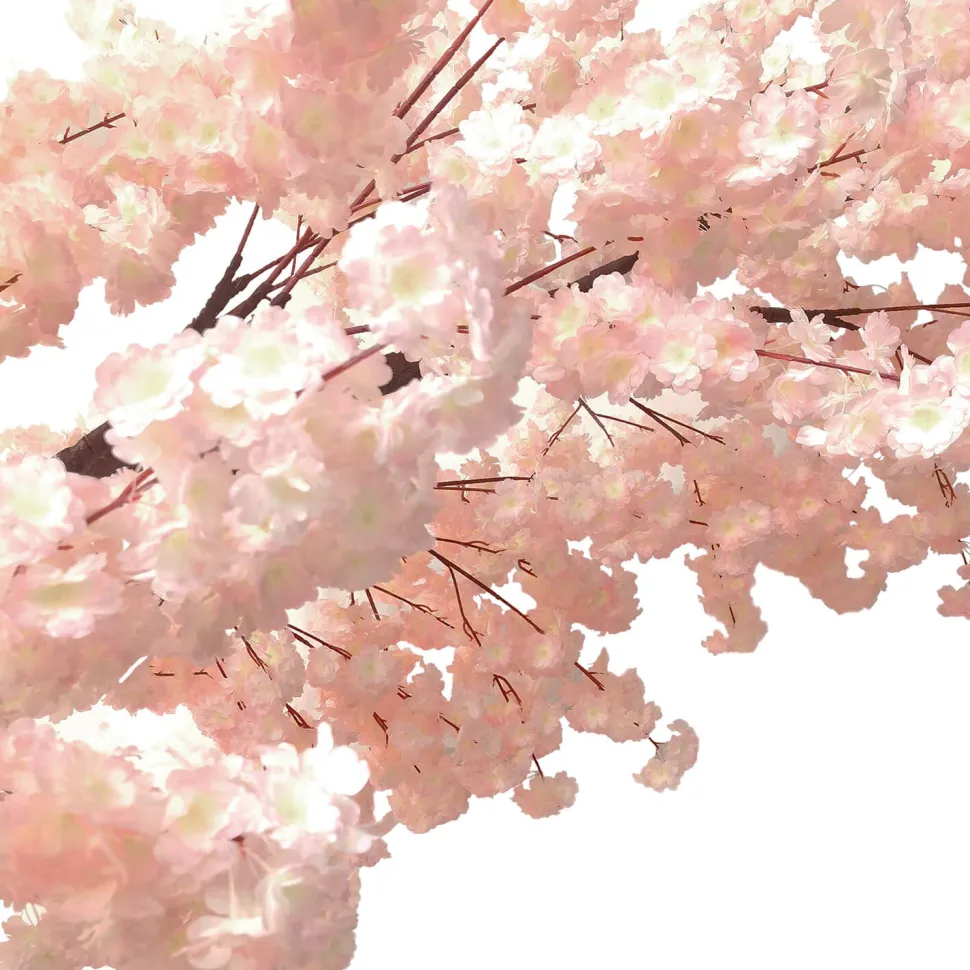 9ft Artificial Flowering Hydrangea Tree — Blush / Light Pink / Pink, 14 Interchangeable Branches | Customize for Weddings & Events | ModTree™ Collection