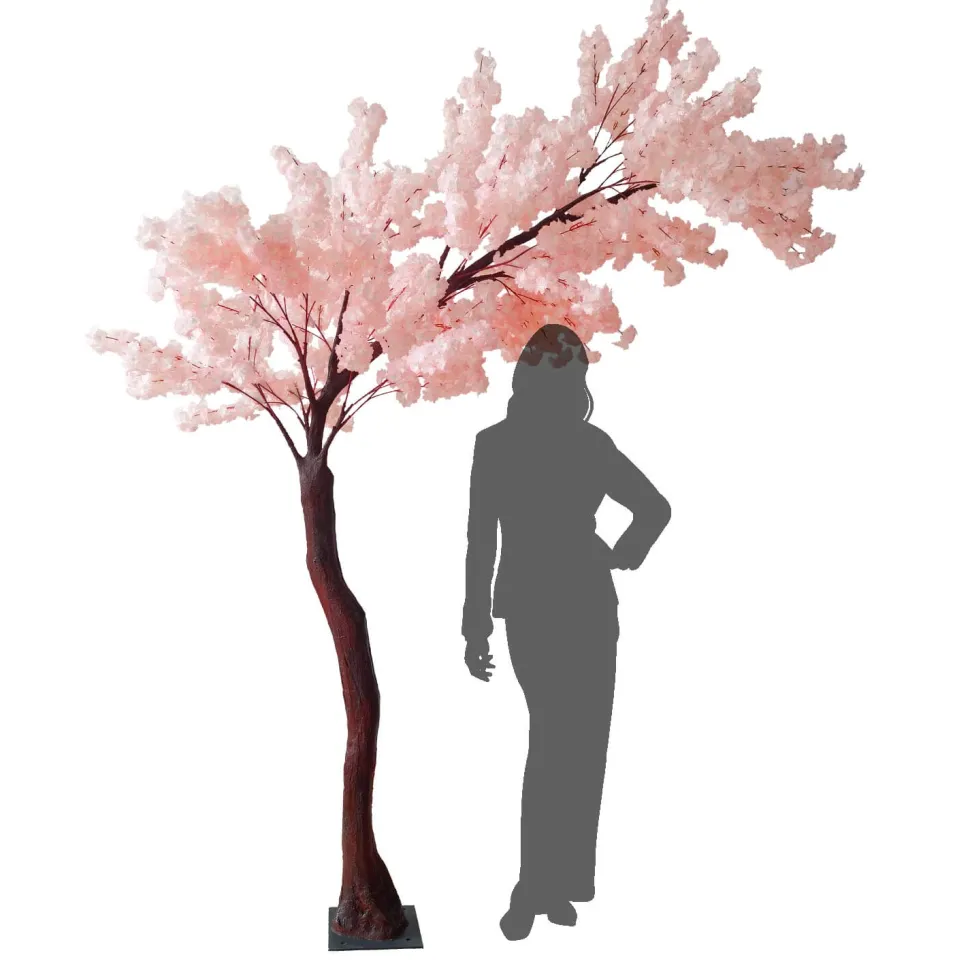 9ft Artificial Flowering Hydrangea Tree — Blush / Light Pink / Pink, 14 Interchangeable Branches | Customize for Weddings & Events | ModTree™ Collection