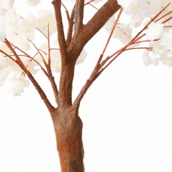 9ft Artificial Flowering Hydrangea Tree — White, 14 Interchangeable Branches | Customize for Weddings & Events | ModTree™ Collection