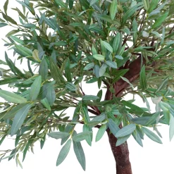 11ft Artificial Green Olive Leaf Tree, 27 Interchangeable Branches | ModTree™ Collection