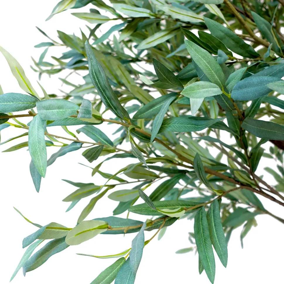9ft Artificial Green Olive Leaf Tree, 19 Interchangeable Branches | ModTree™ Collection
